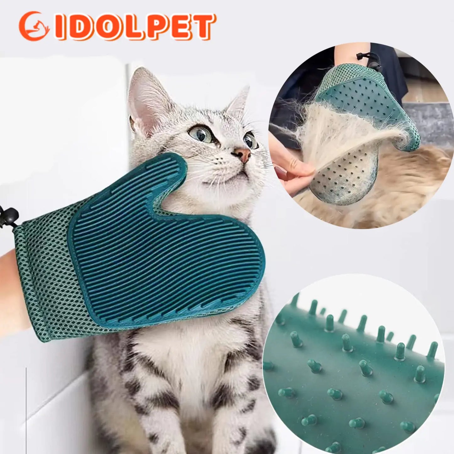 Mollypaws Pet Grooming Glove: the Ultimate Solution for Pet Hair Removal & Gentle Grooming